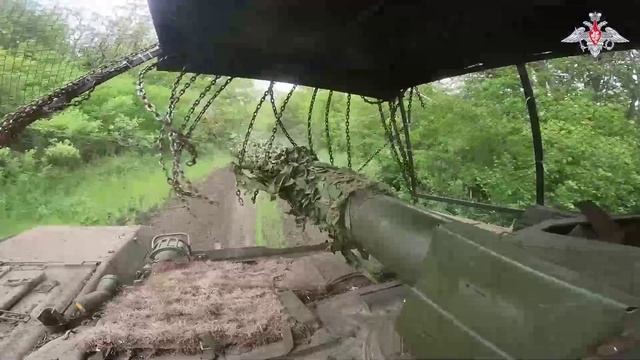Боевая работа экипажа танка Т-72Б3М ГрВ «Север»