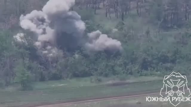 Бойцы группировки войск"Запад"разнесли в щепки очередной вражеский миномет ВСУ на Богуславском напра