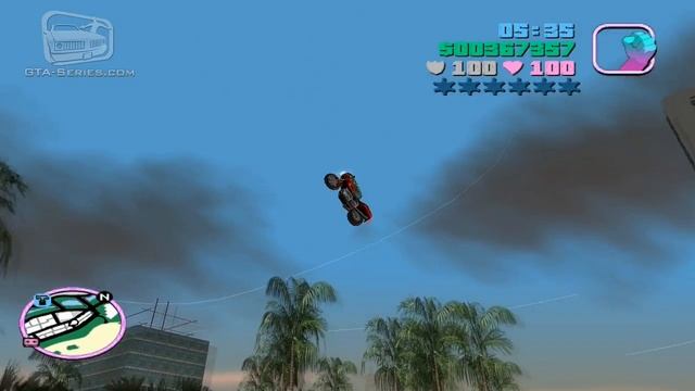 GTA Vice City - Walkthrough - Unique Stunt Jumps #24 - Washington Beach