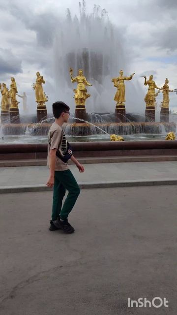 ВДНХ fountain of friendship of the people  Фонтан дружбы народов , центр #vdnh #vdnkh #park