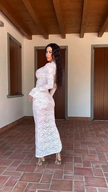 y4YfvgoaAAE - Stunning white tight romantic lace night outfit： Summer outfit idea #fashion #style #o