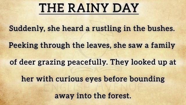 The Rainy Day   Learn English Through Story Level 1   Learn English   English Story