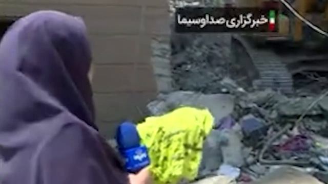 Разрушения в жилом комплексе Шахид Чамран Таун на окраине Тегерана в результате авиаударов Изр...
