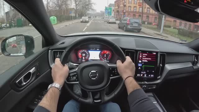 Volvo XC60 2022[2.0л. дизель B4 197 л.с.]  POV Test Drive