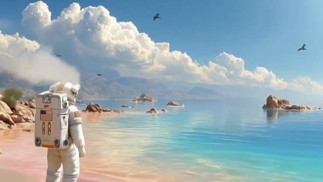 Космонавт приземлился на другой планете!