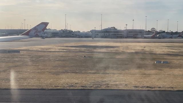 Взлёт из аэропорта Перт