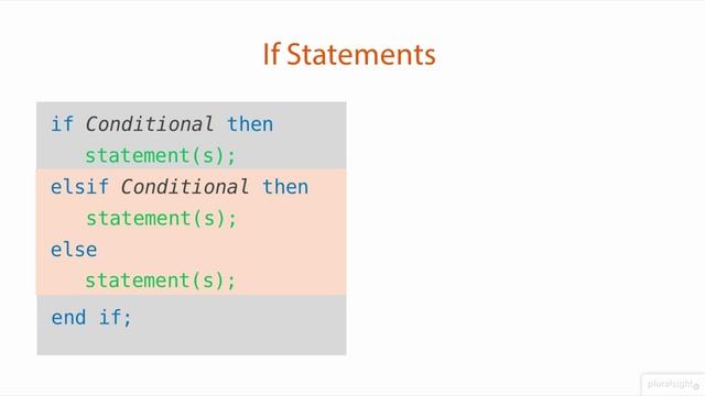 04_01-Overview of If Statement and Expression