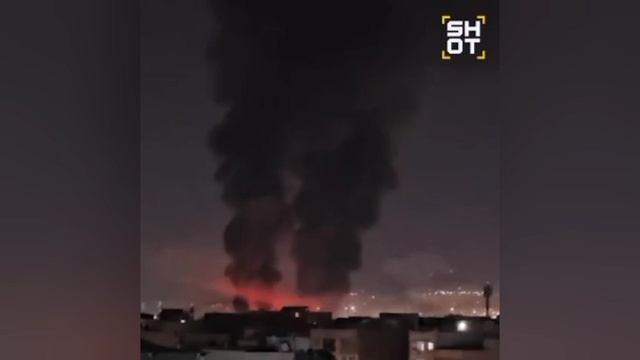 🇮🇱💥🇮🇷Израиль ударил по Тегерану: Взрывы и пожар в иранском аэропорту Мехрабада.