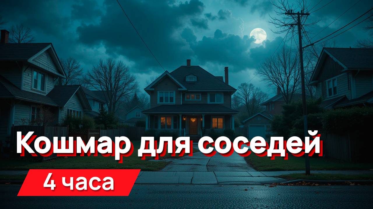 Звуки для соседей - ночной кошмар для соседей, жуткий звук с промежутками