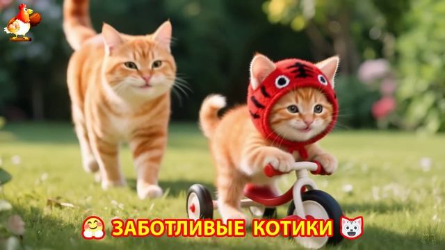Заботливые котики спешат на помощь (75)