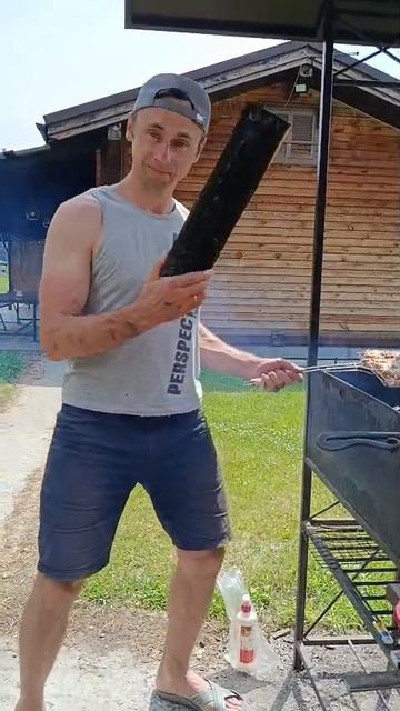 Сидим с бобром за столом!