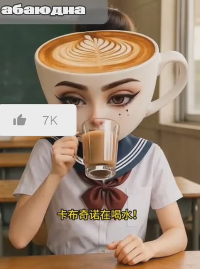 Тунгтунгтунгтунгсахур спас Мисс Капучино! ☕️💪#мем #абаюдна