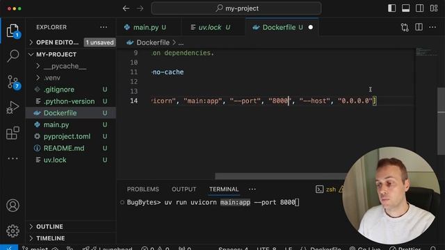 uv - Docker setup with a FastAPI application! ｜ Using uv in containers