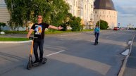 Тусовка на самокатах в Архангельске