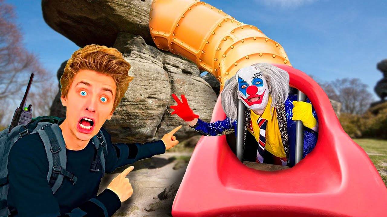 КЛОУН А4 вылез из ГОРКИ SCP и напал на ВЛАДА А4 !!