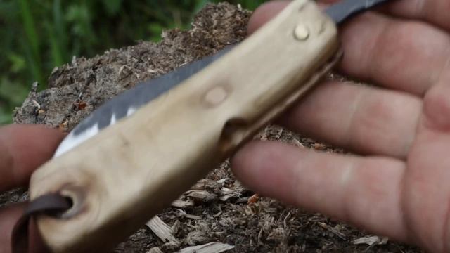 Складной фрикционный ножик ручной ковки
