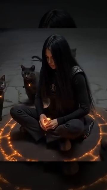 девушка медитирует