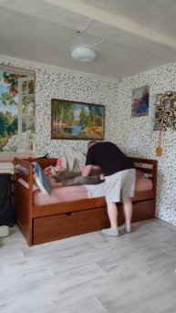 Поднял Катю, чтобы ехать в салон красить волосы. Спасибо за помощь и поддержку ❤️