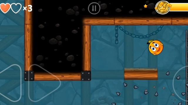 Прохождение уровня 71 в red ball 4#игра#redball