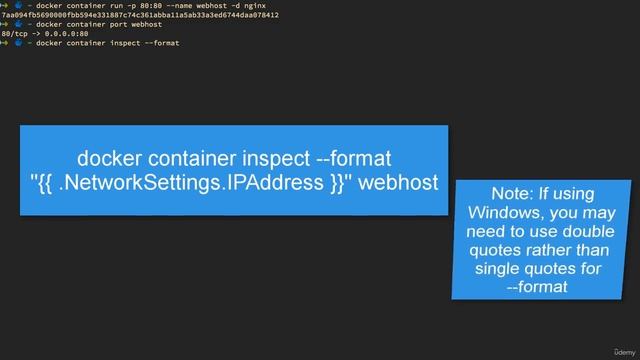 4-12. Docker Networks Concepts for Private and Public Comms in Containers