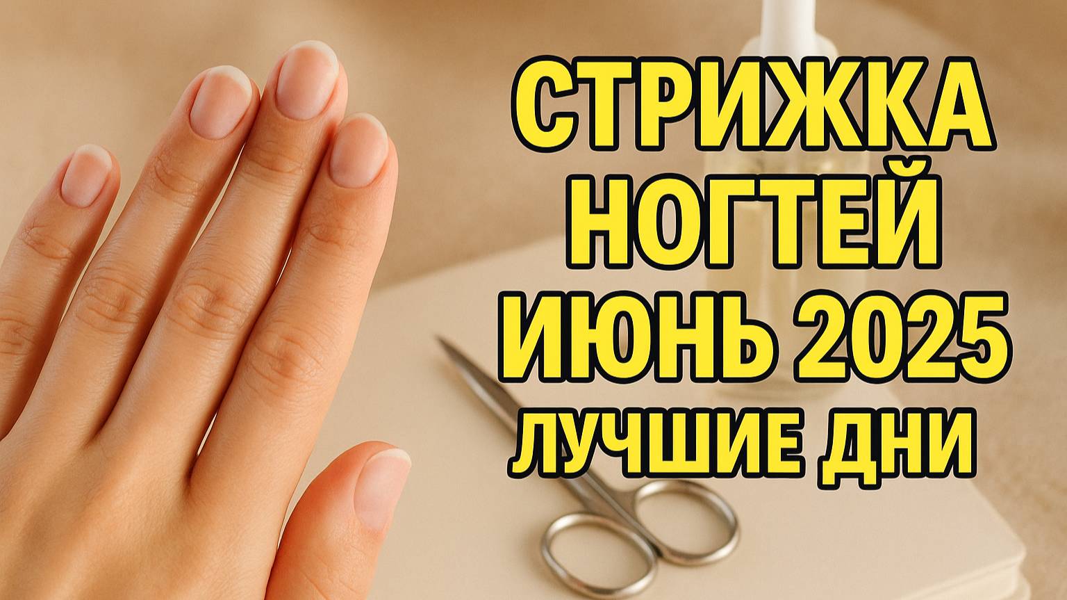 Когда стричь ногти в июне 2025? Лунный календарь на весь месяц!