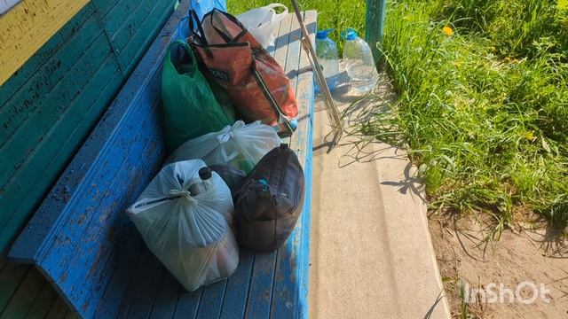 7 утра/ едем прибираться на кладбище через дачу