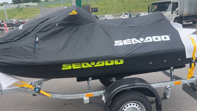 12.06.2025 купили прицеп и доставляем на нем гидроцикл BRP SEA-DOO GTI SE 170 клиенту в г.Сочи