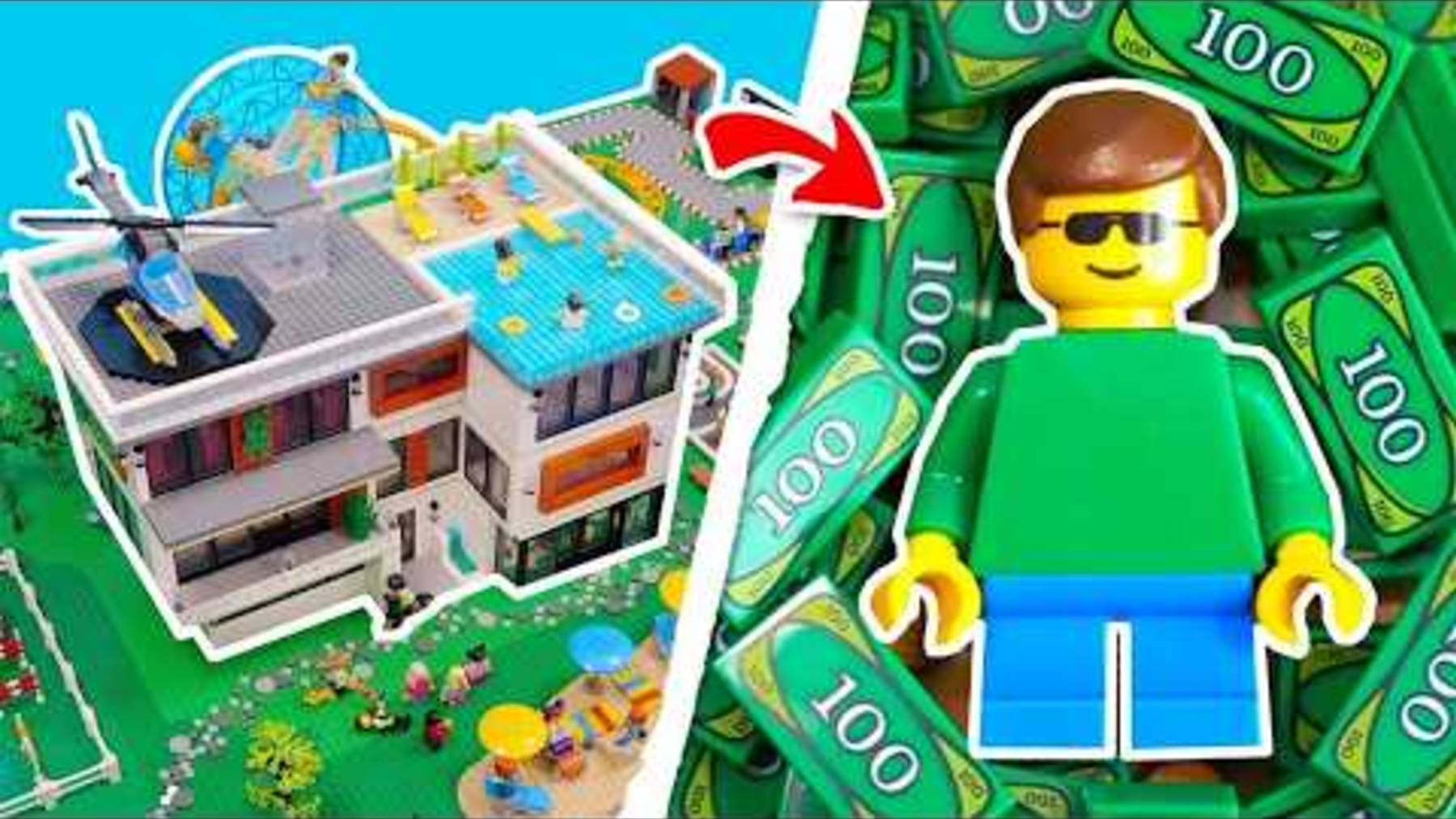 Я построил ДЕТСКИЙ ЛАГЕРЬ из конструктора LEGO…