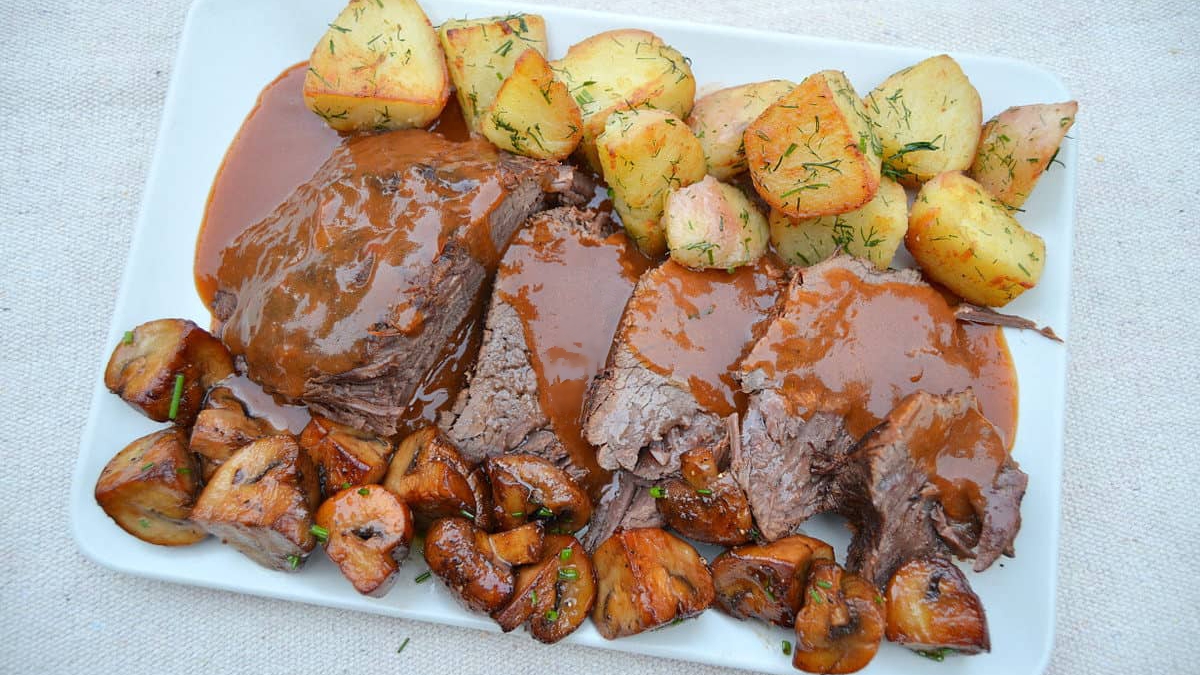 🔪 МЯСО  НА ОВОЩНОЙ ПОДУШКЕ