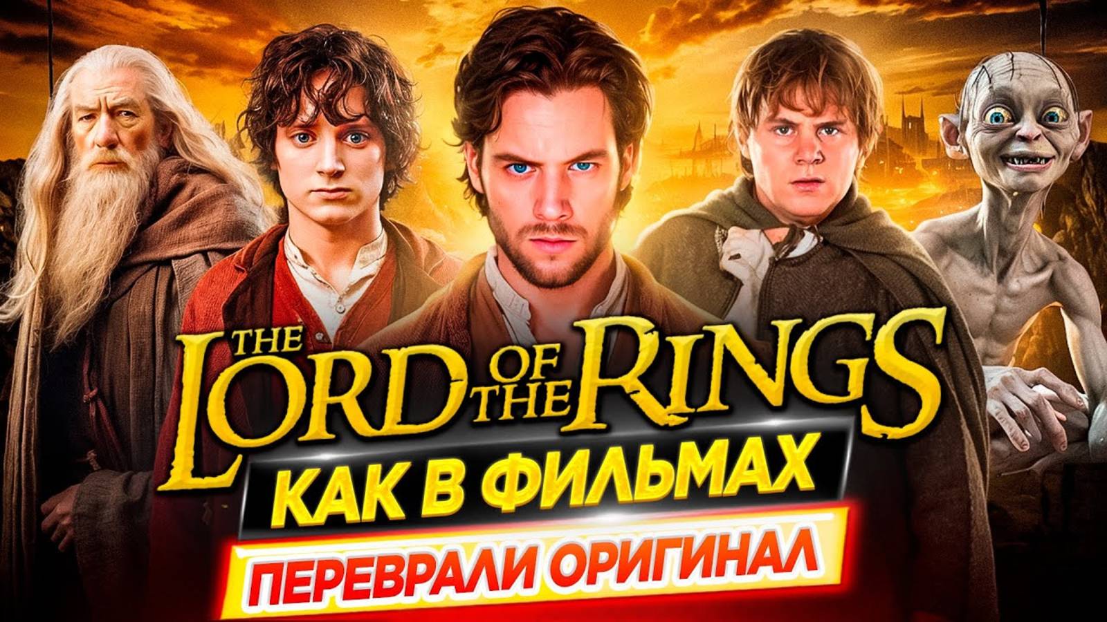 Всё было по-другому / Властелин Колец. Как в фильмах переврали оригинальную историю // ДКино