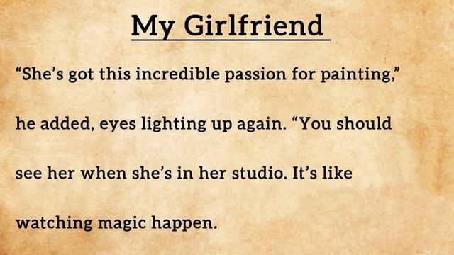 My Girlfriend   English Conversation And Listening   A Heart touching story   #love