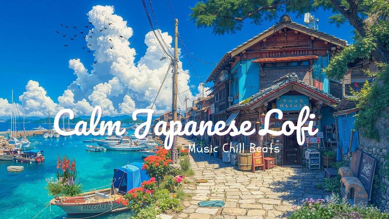 3 Hours of Calm Japanese Lofi 🌊 Ocean Breeze & Chillhop for Productivity & Peace Lofi Study Vibes