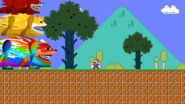 When Mario Can Collect All Mario - Sonic characters in Dash New Super Mario Bros.Wii
