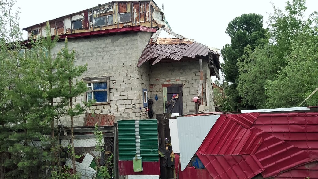 ИЗБУШКА НА КУРЬИХ НОЖКАХ ПОСЛЕ УРАГАНА 🌪️ПОЧТИ РАЗРУШЕНА 11.06.2025г.