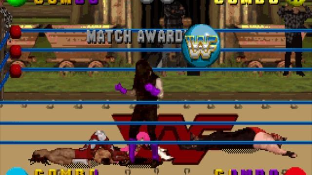 WWF In Your House PC MS-DOS - Undertaker playthrough for the World Heavyweight Title