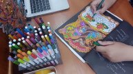 ХОББИ-ВЛОГ: Вечер с раскрасками