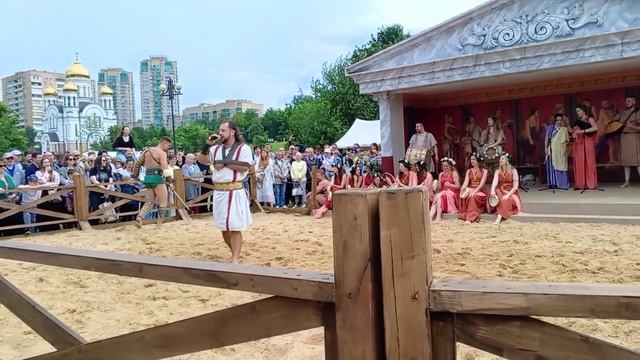 Гладиаторские бои в Ростокино. Фестиваль времена и эпохи. 2025. день 3.
