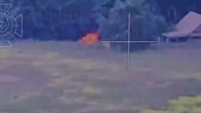 Боевые действия в Сумской области- уничтожение бронетехники ВСУ  Подразделение 80-й отдельной де...