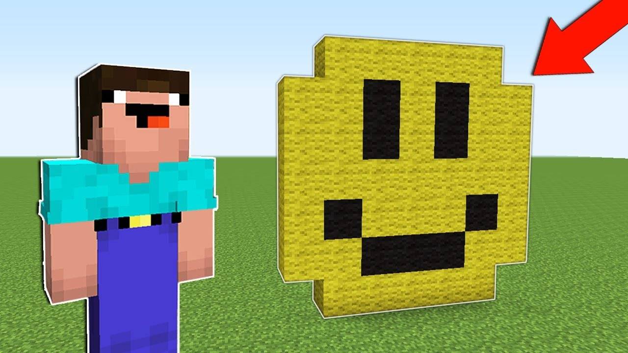 НУБ ПОСТРОИЛ СМАЙЛИК В МАЙНКРАФТ ! НУБИК ПРОТИВ БЫСТРЫЕ СТРОИТЕЛИ ТРОЛЛИНГ MINECRAFT