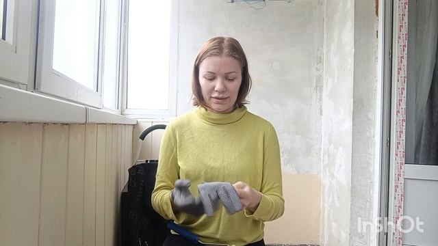Докрасила балкон наконец