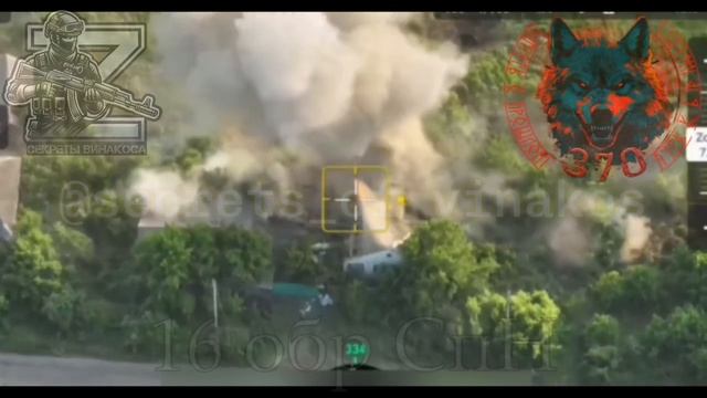 Бойцы 16 обр СпН разнесли в щепки очередной вражеский пункт управления БПЛА ВСУ !!!