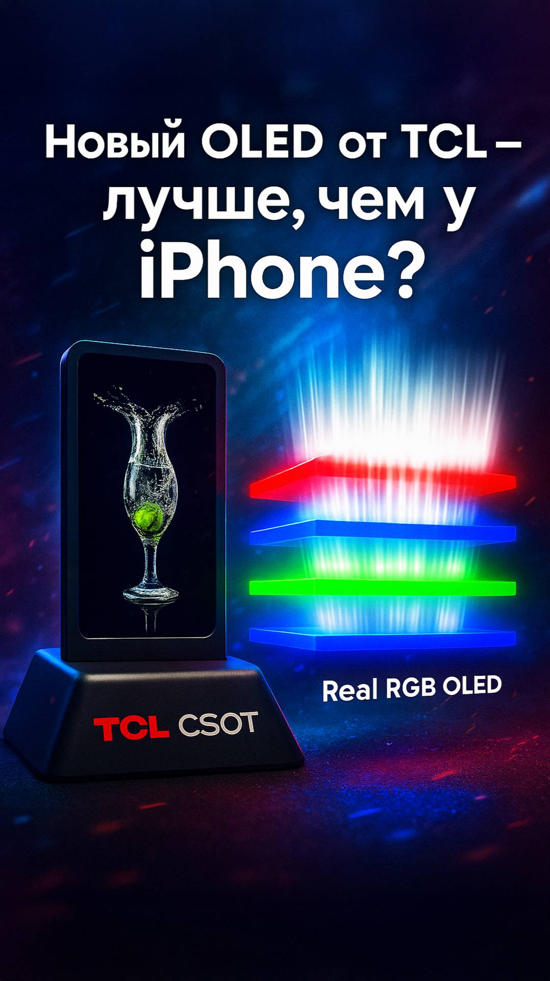 TCL бросает вызов Samsung и Apple: Real RGB уже тут!