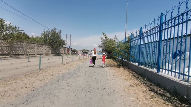 Дорога на солёное озеро Ростов