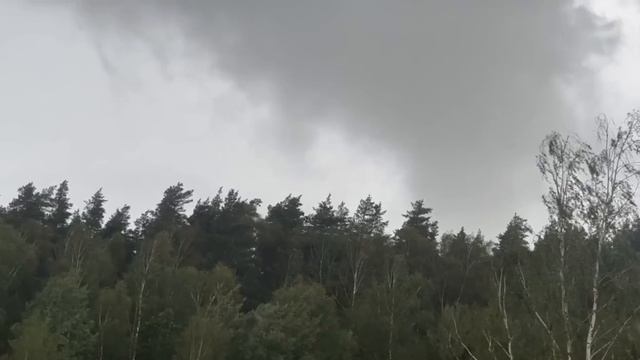 🌪️Что-то похожее на формирование смерча заметили недалеко от Лосино-Петровского в Подмосковье🌪️