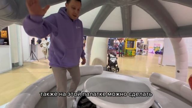 Видеообзор надувной палатки на воду от компании АТТРО!