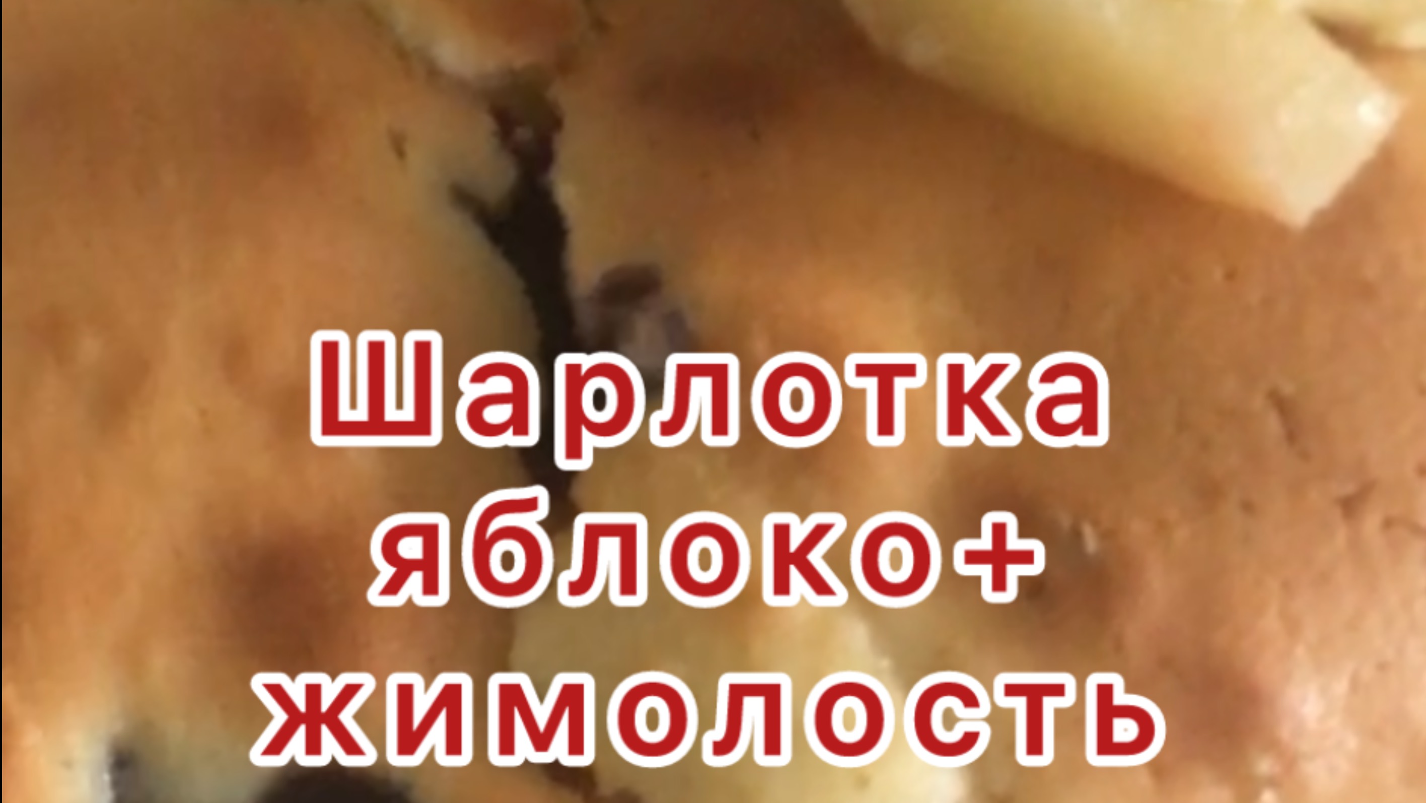 Шарлотка из яблок и жимолости
Свой рецепт нежный и вкусный