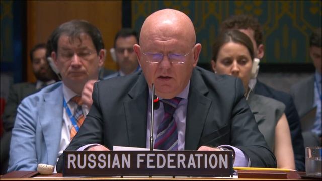 Василий Небензя. Выступление в СБ ООН в связи с ударами Израиля по Ирану 13 июня 2025 года