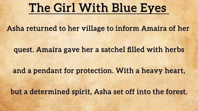 The Girl With Blue Eyes English Short Story   Learn English Through Story Level 1 🔥