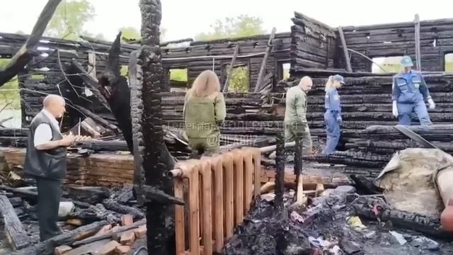 В Подмосковье сгорела семья таджиков, которые снимали частный дом !!!