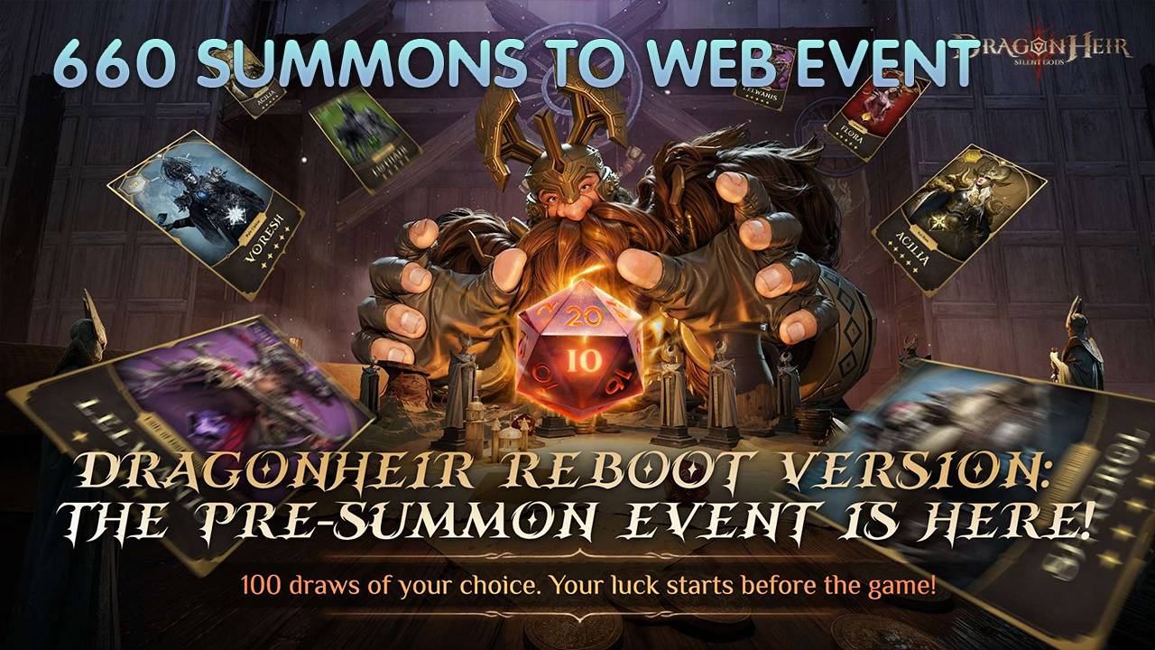 660 Призывов в WEB ивент 🐉Dragonheir:Silent Gods🐉